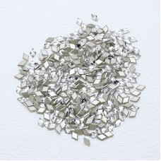 DZ 2224 5*3mm rhombus shape glass flatback stone for nail art (1440pcs/pack)
